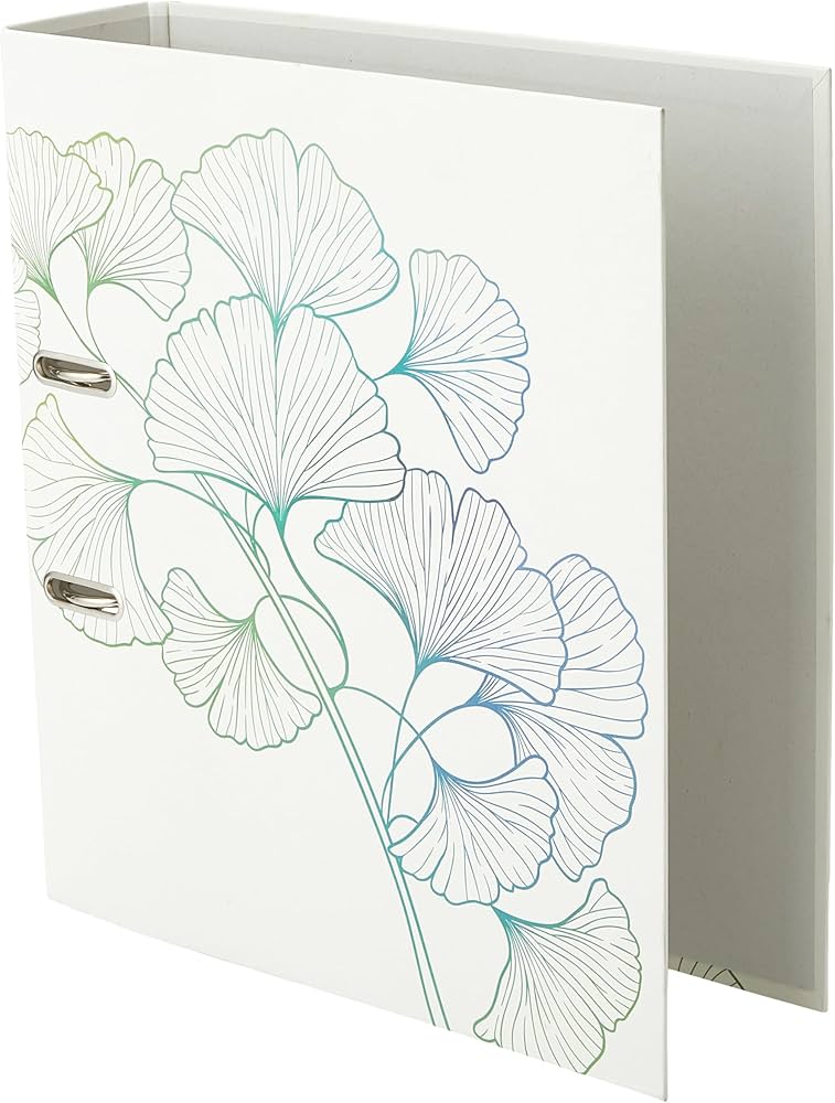 50033409 Registrator A4 široki samostojeći maX.file Greenline Ginkgo Herlitz