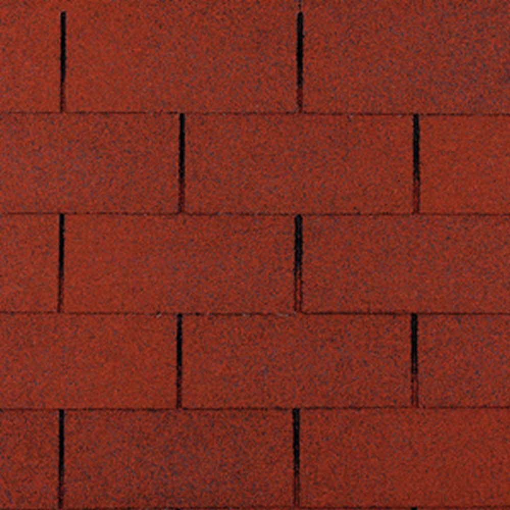 213131 Bitumenski pokrov GUTTA 1 ŠINDRA GUTTATEC PRAVOKUTNA CRVENA 3m2 1700125